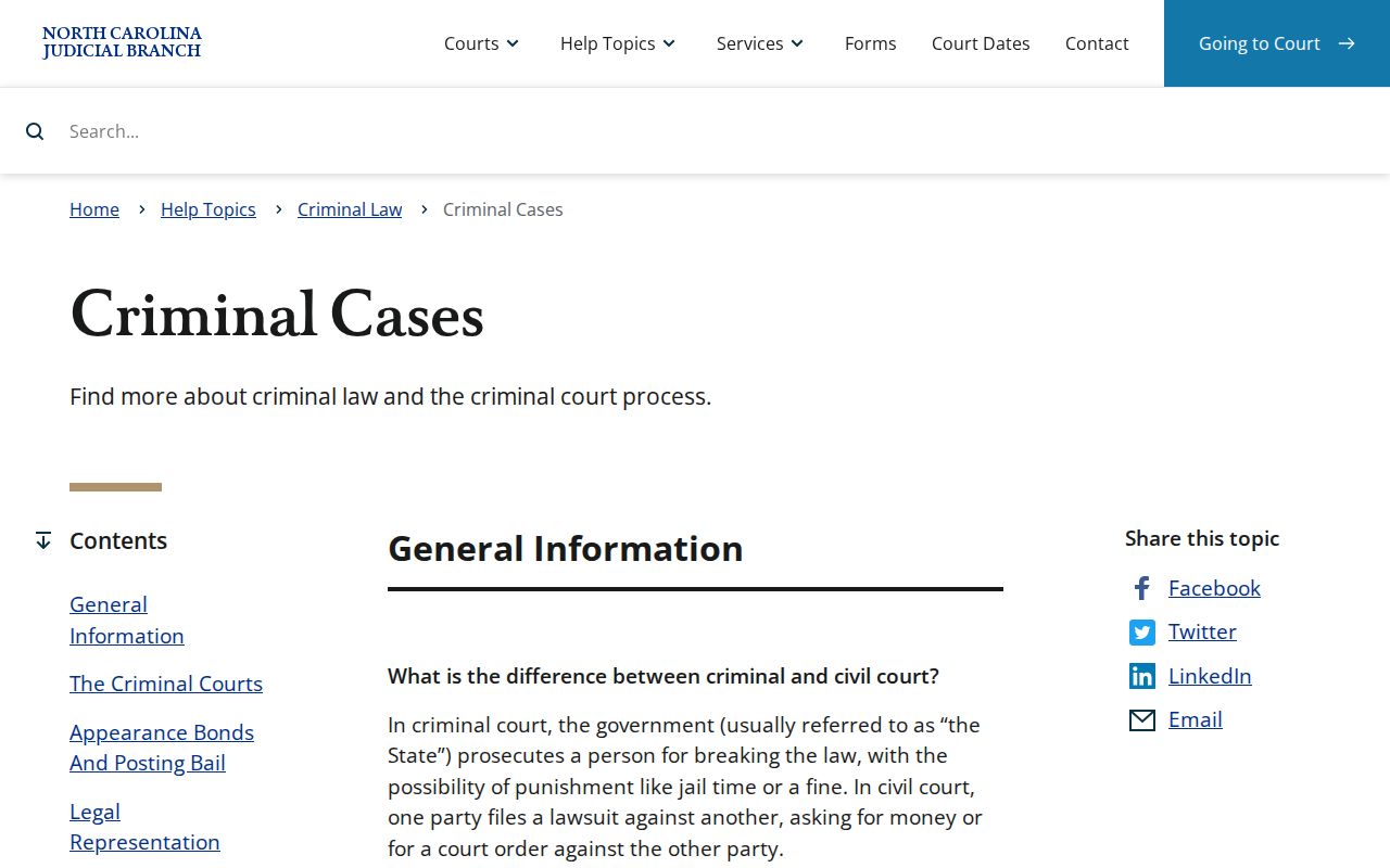 Pitt County criminal docket state criminal cases information