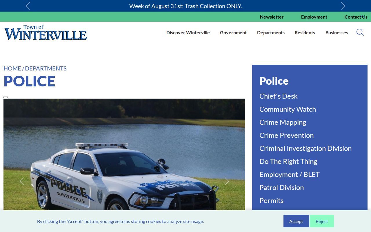 Winterville court docket search police agency information